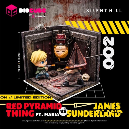 [AFVA2172] Silent Hill 2 - Red Pyramid Thing Vs James Sunderland Ft Maria ( DioCube Diorama, 15 cm)