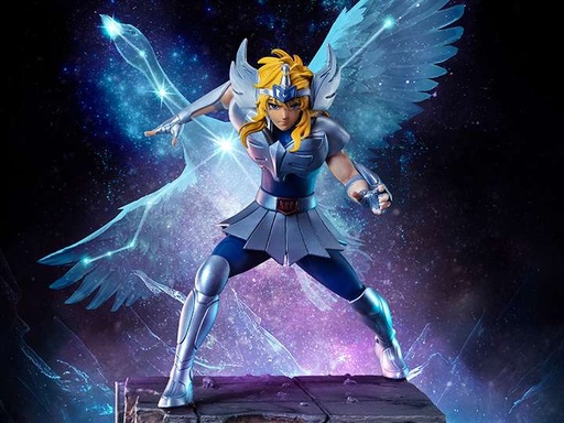 [AFVA2308] Saint Seiya Statua Cygnus Hyoga 19 Cm Iron Studios