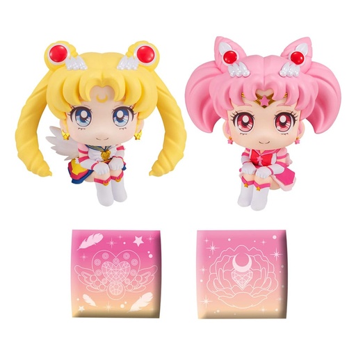 [AFVA2482] Sailor Moon Cosmos Look Up Statue Eternal Sailor Moon & Eternal Sailor Chibi 11 cm