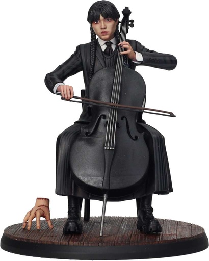 [AFVA2648] Wednesday With Cello And Thing 15 Cm Sd Toys