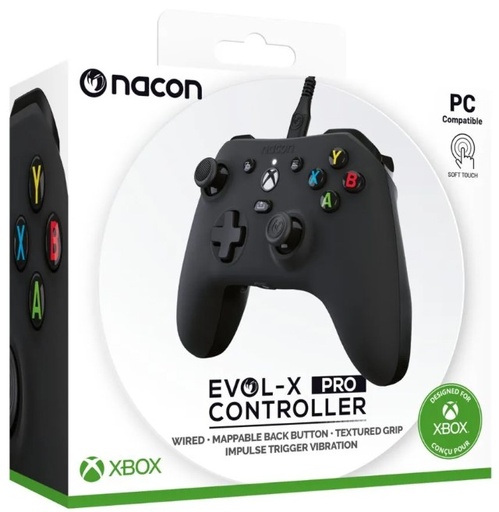[COXX0005] Nacon Pro Controller Evolve-X (Nero, Series X/S, One , PC)