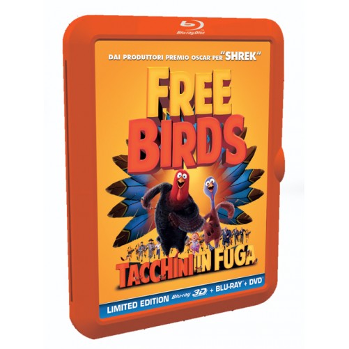 [FIBR0068] Free Birds - Tacchini In Fuga (3D) (Blu-Ray 3D+Dvd)