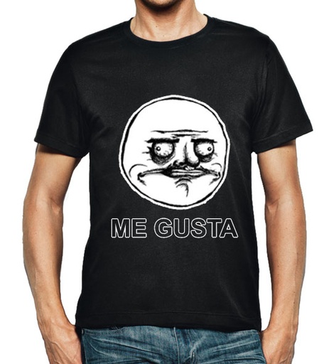 [GAMG0213] Me Gusta MEME T-Shirt LARGE