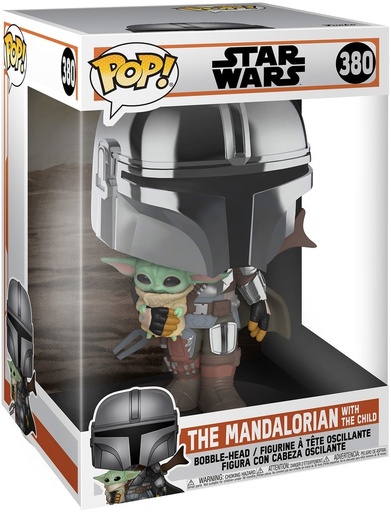 [GIAF0800] Funko Pop! Star Wars The Mandalorian - The Mandalorian With The Child (25 cm)