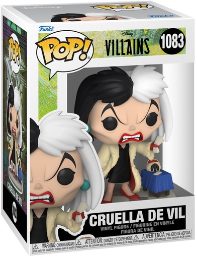 [GIAF1111] Funko Pop! Disney Villains - Cruella De Vil (9 cm)