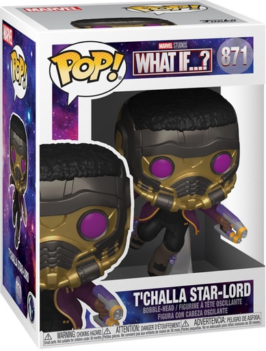 [GIAF1211] Funko Pop! Marvel What If...? - T'Challa Star-Lord (9 cm)