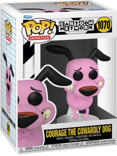 [GIAF1294] Funko Pop! Cartoon Network - Courage the Cowardly Dog (9 cm)