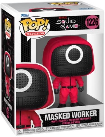 [GIAF1344] Funko Pop! Squid Game - Red Soldier Mask (9 cm)