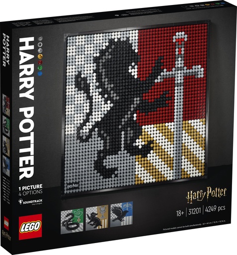 [GICO1527] Lego Art - Harry Potter Stemmi Di Hogwarts