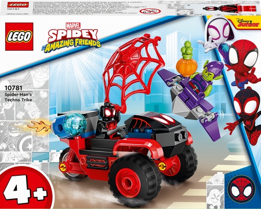 [GICO1625] Lego Spidey Amazing Friends - Miles Morales: La Techno Trike Di Spider-Man