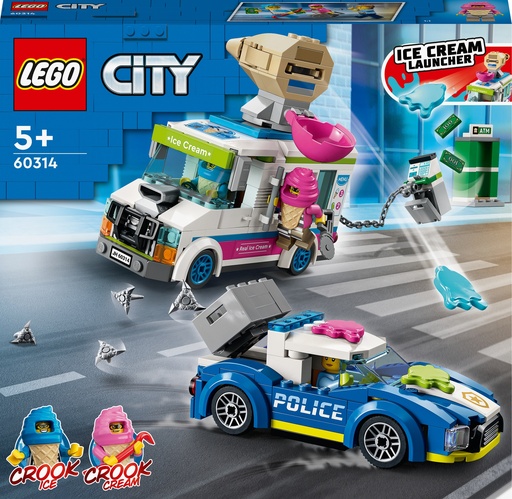[GICO1636] Lego City - Il Furgone Dei Gelati E L' Inseguimento Della Polizia
