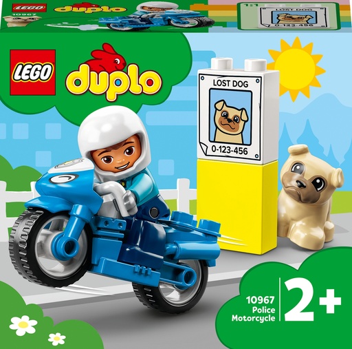 [GICO1677] Lego Duplo - Motocicletta Della Polizia