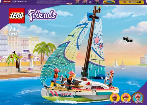 [GICO1739] Lego Friends - L'Avventura In Barca A Vela Di Stephanie