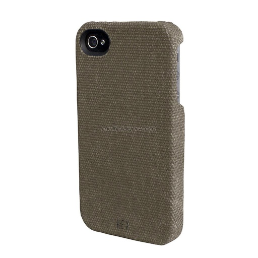 [ACIH0017] Hex Core - Case custodia a guscio per iPhone 4/4S - KhakiWashed Canvas