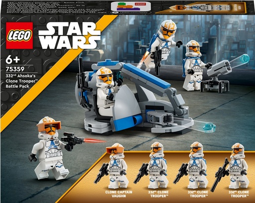 [GICO2100] Lego Star Wars - Battle Pack Clone Trooper Della 332a Compagnia Di Ahsoka