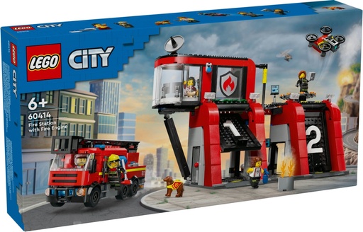 [GICO2171] Lego City - Caserma Dei Pompieri E Autopompa