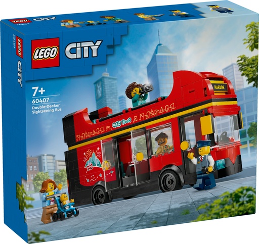 [GICO2245] Lego City - Autobus Turistico Rosso A Due Piani