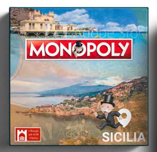 [GIGS0163] Winning Moves Monopoly I Borghi Piu' Belli D'Italia Sicilia