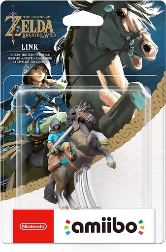 [GIHT0227] Amiibo The Legend Of Zelda Breath Of The Wild - Link A Cavallo