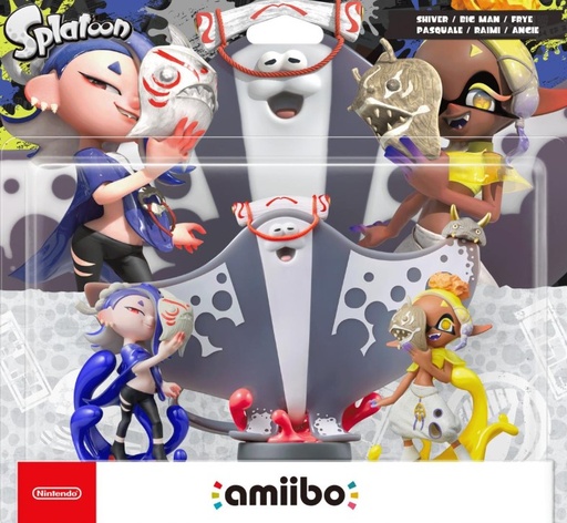 [GIHT0354] Amiibo Splatoon - Shiver, Big Man, Frye