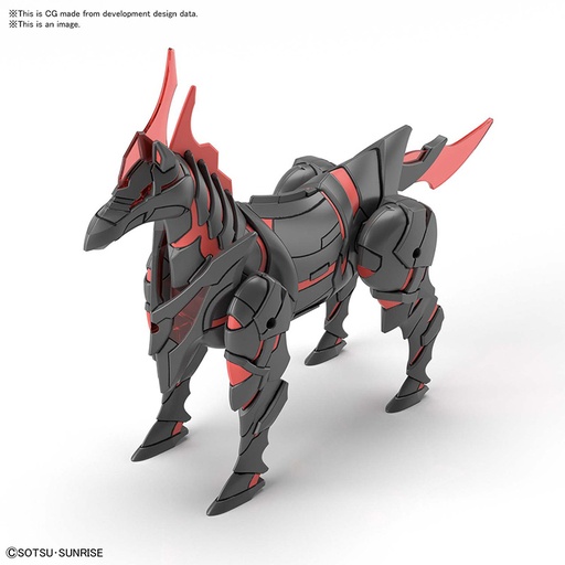 [GIMO0196] BANDAI Model Kit Gunpla Gundam SDW Heroes War Horse 8cm