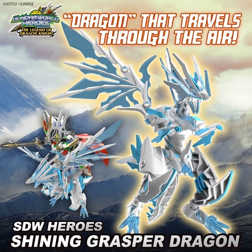 [GIMO0423] Model Kit Gundam - SDW Heroes Shining Grasper Dragon