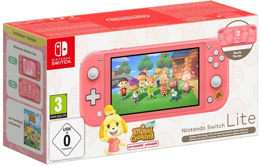 [HWSW0058] Nintendo Switch Lite (Animal Crossing New Horizons Isabelle Aloha Edition)