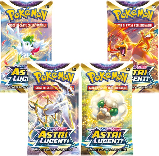 [PECG0487] Carte Pokemon - Spada e Scudo Astri Lucenti (Busta, Soggetti Vari)