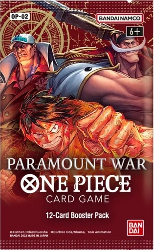 [PECG0599] Carte One Piece - OP-02 Paramount War (Busta, EN)