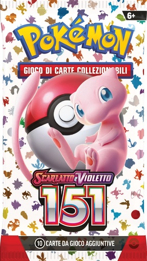 [PECG1008] Carte Pokemon - Scarlatto E Violetto 151 (Busta)