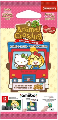 [PENF0021] Amiibo Cards - Animal Crossing New Leaf Sanrio Collaboration Pack