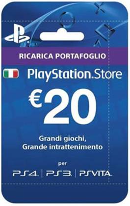 [CAPS0073] Ricarica Portafoglio PlayStation Store EUR 20