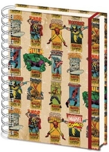 [CRQU0025] Marvel Comics - Notebook A Spirale A4 Icons