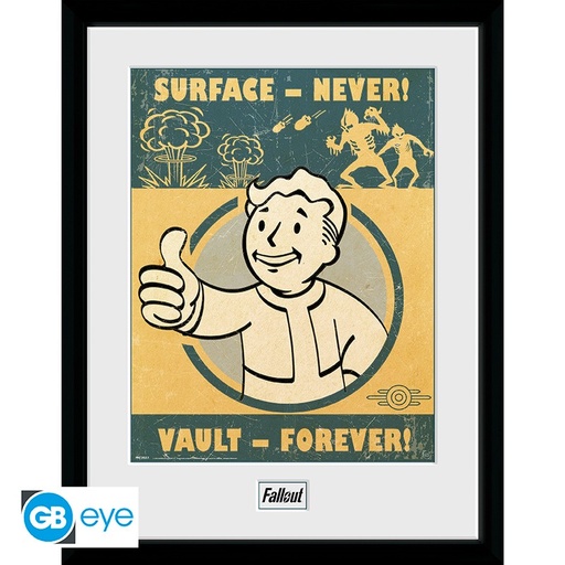 [GAPR0106] Stampa Fallout - Vault (Con Cornice)
